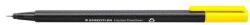 STAEDTLER Tűfilc, 0, 3 mm, STAEDTLER Triplus 334 , sárga (334-1)
