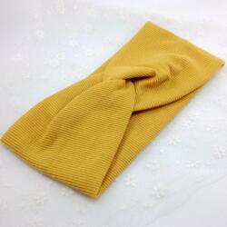 HARAHU MA-18335 Turbán fejpánt - Sárga KP18335