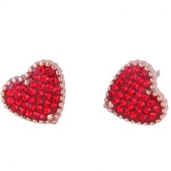 HARAHU PA-20771 Fülbevaló - Piros KP20771