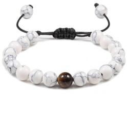 HARAHU DA-24122 Karkötő - Fehér/Barna KP24122