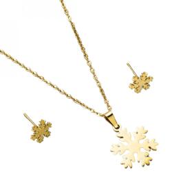 HARAHU Snowflake Szett-Arany KP21197