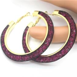 HARAHU RE-3312 Fülbevaló - Sötét Rózsaszín KP3312