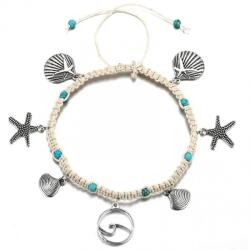 HARAHU SE-27266 Bokalánc - Fehér/Türkiz KP27266