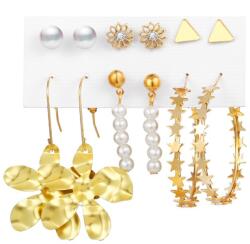 HARAHU TI-27085 Fülbevalószett - Arany KP27085