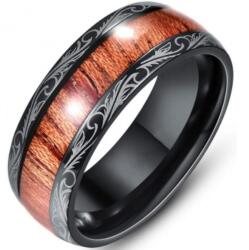 HARAHU Ornament Gyűrű-Fekete/Barna/52mm KP17111