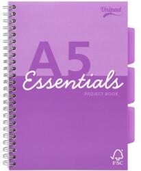 Pukka Pad Spirálfüzet, A5, vonalas, 100 lap, PUKKA PAD Unipad Essentials Project Book , vegyes (ESS-PROBA5AST) - fodicoaruhaz