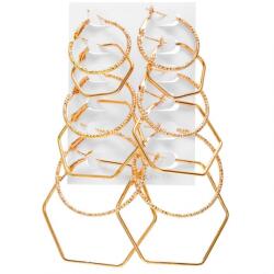 HARAHU RU-26880 Fülbevalószett - Arany KP26880