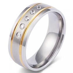 HARAHU Frosted Női Gyűrű-Ezüst/52mm KP17589