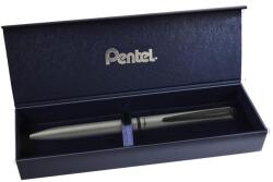 Pentel Zseléstoll, 0, 35 mm, rotációs, matt ezüst tolltest, PENTEL EnerGel BL-2507 kék (BL2507N-CK) - fodicoaruhaz