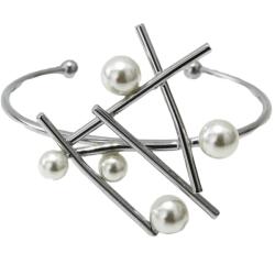 HARAHU Geometric Karkötő-Ezüst KP20770