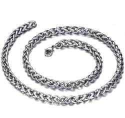 HARAHU SC-22873 férfi nyaklánc - Ezüst/5mm/60cm KP22873