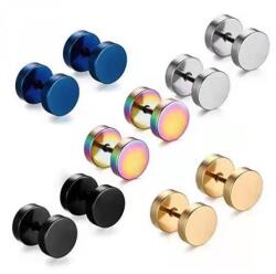 HARAHU Punk 5 pár fülbevalószett-Multi/1cm KP15327