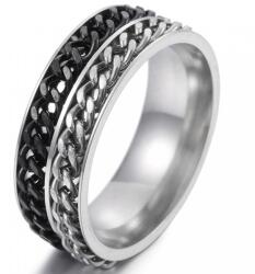 HARAHU Walker Gyűrű-Fekete/Ezüst/59mm KP17063