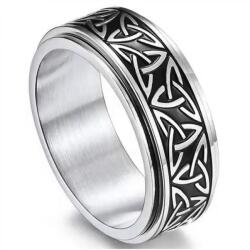 HARAHU CE-32168 Gyűrű - Ezüst/Fekete/55mm KP32168