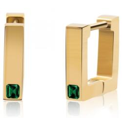 HARAHU MA-21756 Fülbevaló - Arany/Zöld KP21756