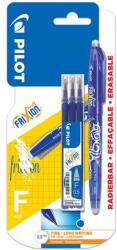 PILOT Rollertoll, 0, 25 mm, törölhető, kupakos, PILOT Frixion Ball , kék + betét (BLFR5-L-BT+S3)