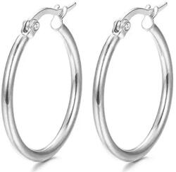 HARAHU Small Round Fülbevaló-Ezüst KP28332