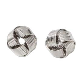 HARAHU Twist Round Fülbevaló-Ezüst KP28217