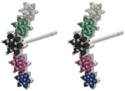 HARAHU FI-21704 Fülbevaló - Ezüst/Multi KP21704