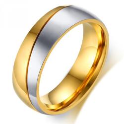 HARAHU GL-4873 Férfi Gyűrű - Arany/Ezüst/55mm KP4873