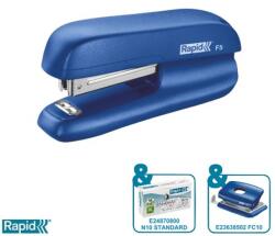 Rapid Tűzőgép, mini, No. 10, 10 lap, RAPID F5 , kék (5000265) - fodicoaruhaz