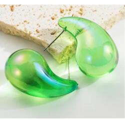 HARAHU BI-30232 Fülbevaló - Zöld/Átlátszó KP30232