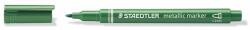 STAEDTLER Dekormarker, 1-2 mm, kúpos, STAEDTLER 8323 , metálzöld (8323-553)