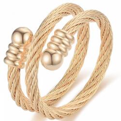 HARAHU Rope Gyűrű-RózsaArany KP17096