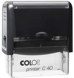COLOP Bélyegző, COLOP Printer C 40 , kék cserepárnával (01524004/01524007) - fodicoaruhaz