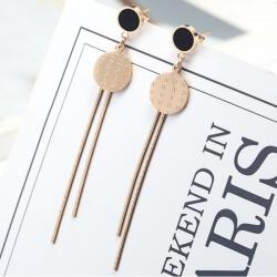 HARAHU YA-17770 Fülbevaló - RózsaArany/Fekete KP17770