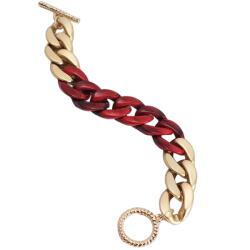 HARAHU CA-28648 Karkötő - Arany/Piros KP28648