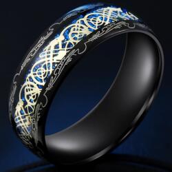 HARAHU Ornament Gyűrű-Fekete/Kék/52mm KP17119