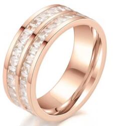 HARAHU Gyűrű DE-31815 - Arany/Rózsaszín/57mm KP31815