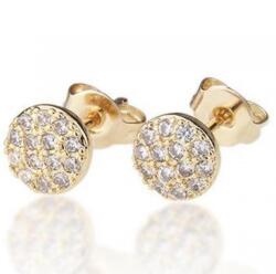 HARAHU CA-21187 Fülbevaló - Arany/Kristály KP21187