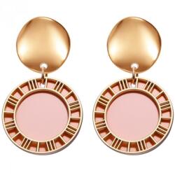 HARAHU XI-27564 Fülbevaló - Arany/Rózsaszín KP27564