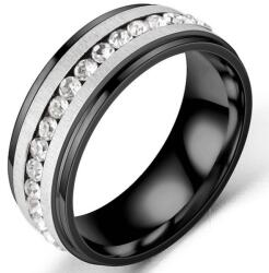 HARAHU NO-17162 Gyűrű - Fekete/Ezüst/65mm KP17162