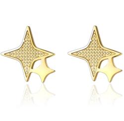 HARAHU Double Star Fülbevaló-Arany KP23460