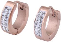 HARAHU ZA-21030 Fülbevaló - RózsaArany/Kristály KP21030