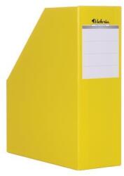 Victoria Iratpapucs, karton, 90 mm, VICTORIA OFFICE, sárga (K1008459)