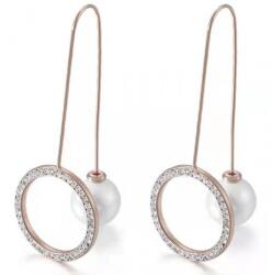 HARAHU CO-15276 Fülbevaló - Arany/Rózsaszín KP15276