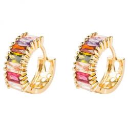 HARAHU AI-28369 Fülbevaló - Arany/Multi 2 KP28369