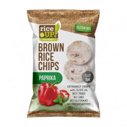 RICE UP Barnarizs chips, 60 g, RICE UP, paprikás (3800233070248)