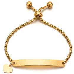 HARAHU HA-20254 Karkötő - Arany/Szív KP20254