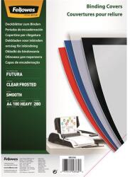 Fellowes Előlap, A4, 280 mikron, polipropilén, matt, FELLOWES Futura , tejfehér (5376501) - fodicoaruhaz