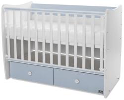 Lorelli Трансформиращо се легло Lorelli - Matrix, 60 х 120 cm, бяло и синьо (10150600039P) - baby