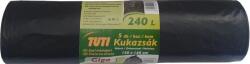 TUTI Nagykukazsák, 240 l, 5 db, 120x140 cm, 40 , TUTI Giga , fekete (PDP_543) - fodicoaruhaz
