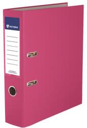 Victoria Iratrendező, 75 mm, A4, PP/karton, VICTORIA OFFICE, Basic , rózsaszín (IDI75RN)