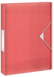 Esselte Gumis mappa, 40 mm, PP, A4, ESSELTE Colour Breeze , korall (628451) - fodicoaruhaz