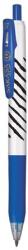 Zebra Zseléstoll, 0, 33 mm, nyomógombos, csíkos test, ZEBRA Sarasa Clip , kék (48292) - fodicoaruhaz