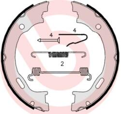BREMBO fékpofakészlet, rögzítőfék BREMBO S 50 515 (S 50 515)
